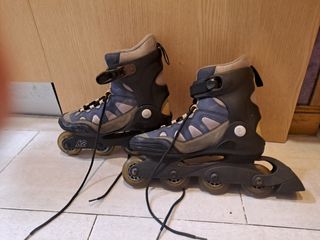 Patines en linea con accesorios 
