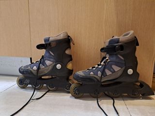 Patines en linea con accesorios 
