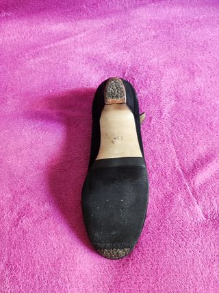 Zapatos tacón flamenco 