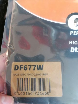 Disco de freno delantero gasgas