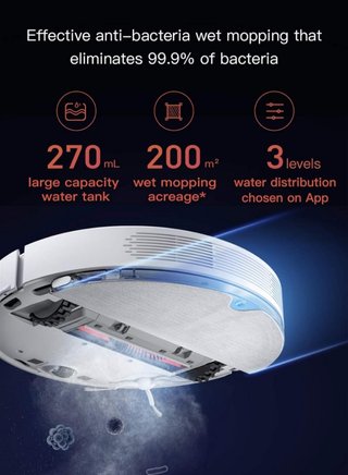 Dreame d9 robot mapeado laser