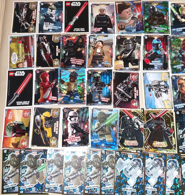 LOTE 43 CARTAS LEGO EDICION LIMITADA STAR WARS
