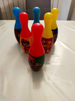 Set di 6 birilli Paw Patrol con palla