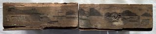 Antico Fregio di un carretto siciliano in legno