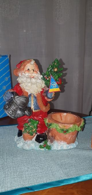 Figura Papa Noel resina