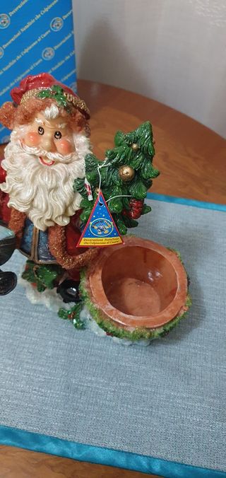 Figura Papa Noel resina