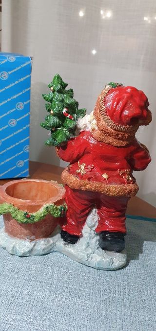 Figura Papa Noel resina