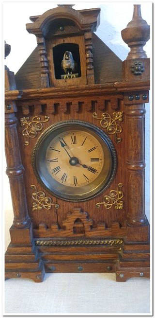 ANTICO OROLOGIO A KUKU DA TAVOLO - Schwarzwalduhr,