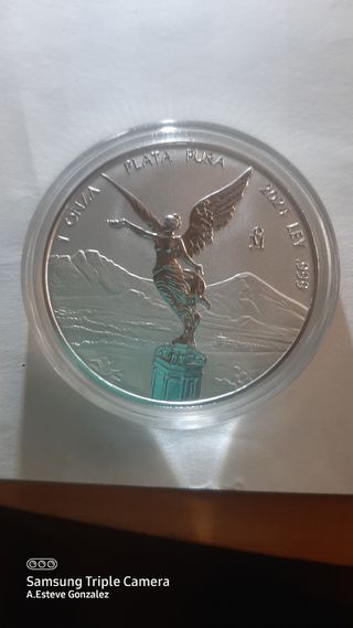 Moneda de plata-1 oz.-México-libertad-2024 reverse