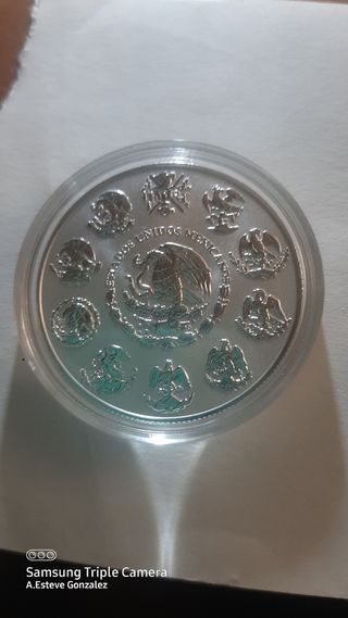 Moneda de plata-1 oz.-México-libertad-2024 reverse