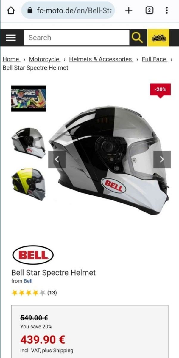 Capacete Bell Star SPECTRE