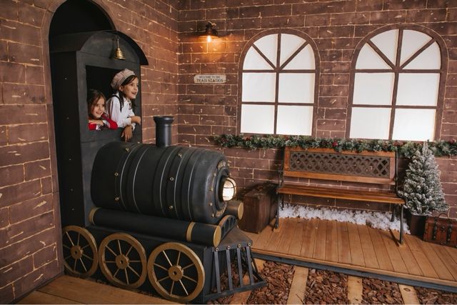 DECORADO NAVIDAD ESTACION TREN