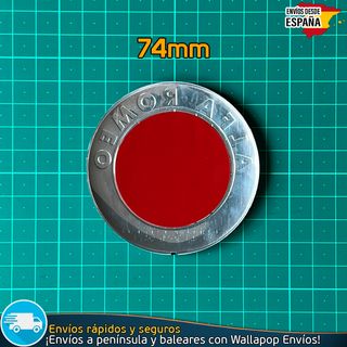X2 Emblemas Alfa Romeo 74mm Capó y Maletero Nuevo