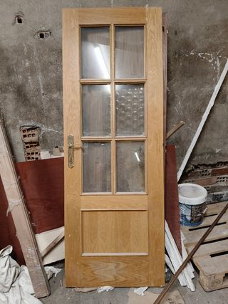 Puerta interior madera