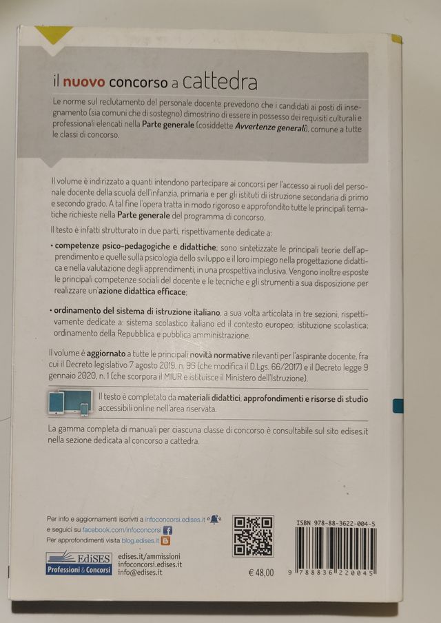 1 Libro Concorso 2020 a Cattedra nella Scuola