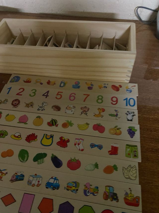 Caja clasicicacion juego niño