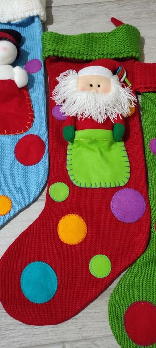 Calcetines navidad decorativos