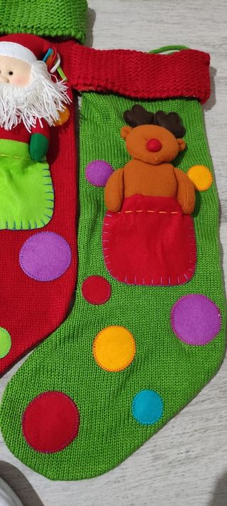 Calcetines navidad decorativos
