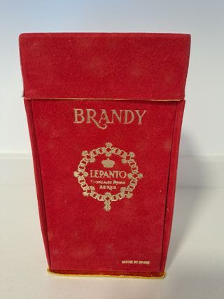 Botella antigua Brandy Xerez Lepanto coleccionista