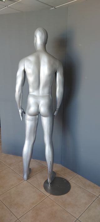 Maniqui Hombre en color plata