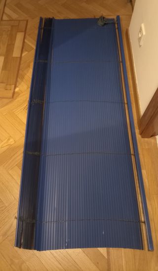 Cortina veneciana grande azul 1,59 x 2