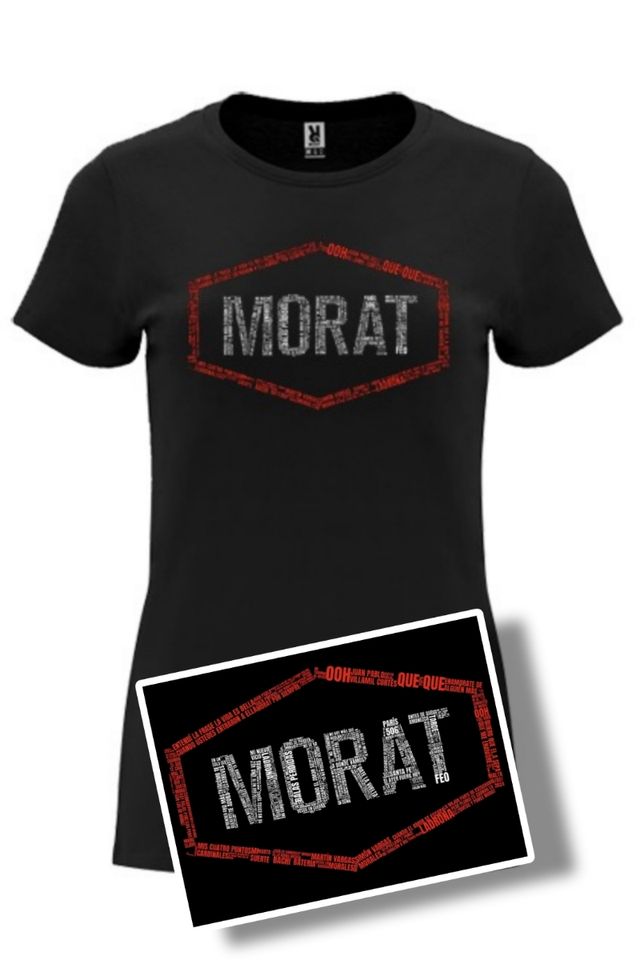 Camiseta Morat letras
