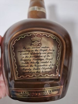 Botella antigua Chivas Royal Salute coleccionista
