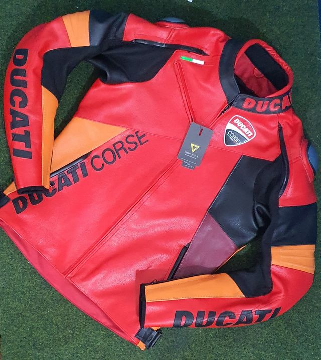Chaqueta de cuero Ducati Corse Racing