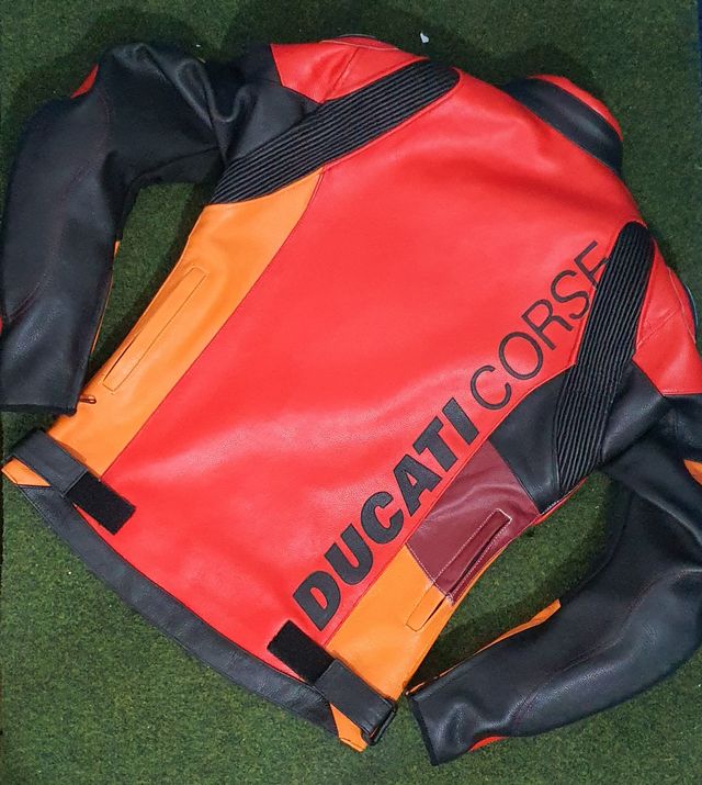 Chaqueta de cuero Ducati Corse Racing