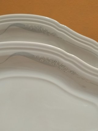 Vajilla de porcelana.