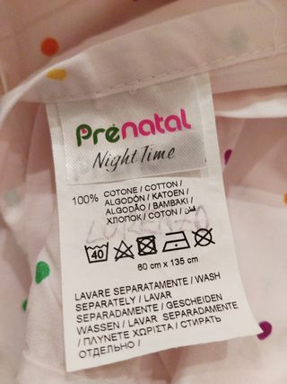 Juego sabanas cuna prenatal