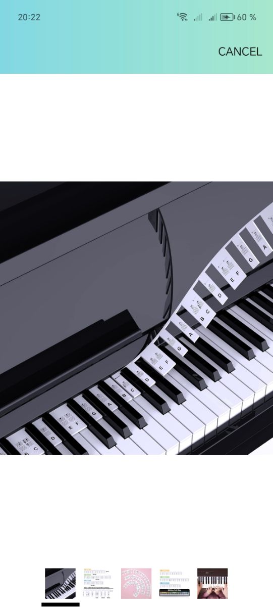 Guía de notas para teclado de piano