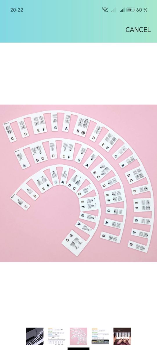 Guía de notas para teclado de piano