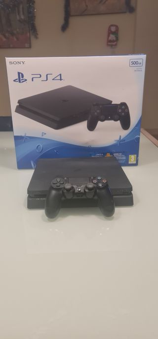 Ps4 slim 500GB playstation Version 12.00 SIN MANDO