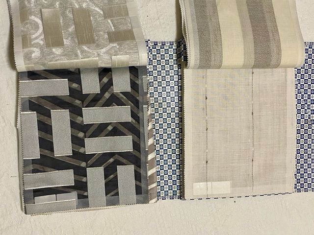 2 Catálogos muestras textiles, telas 