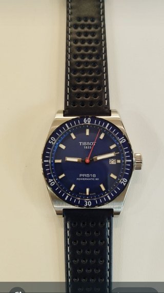 Tissot pr516 azul automático 38 m/mm