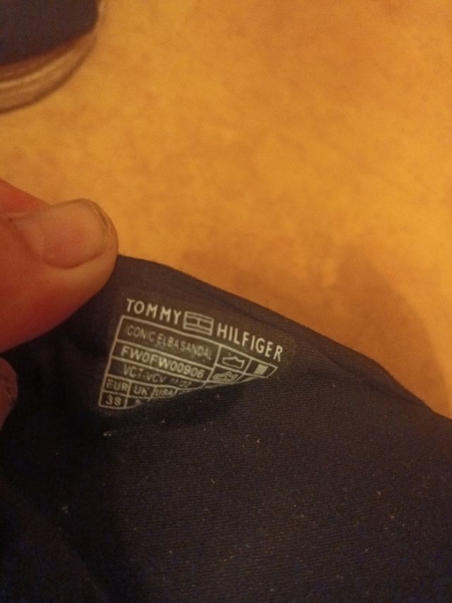 cuñas TOMMY HILFIGER original