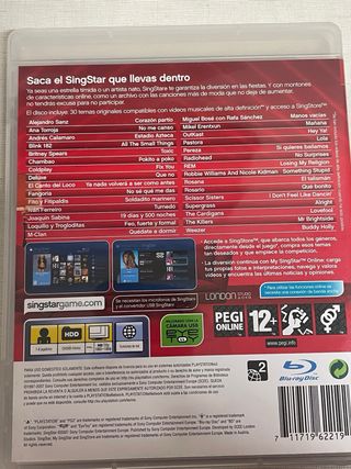 Microfonos Singstar mas DVD musica