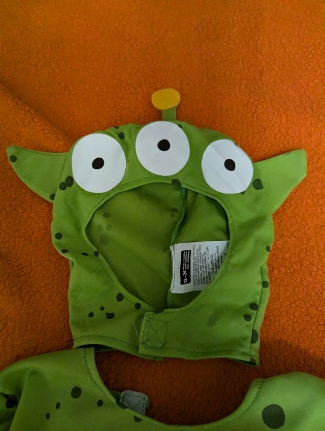 Disfraz bebe marciano talla 12-24 meses