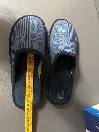 Pantofole uomo blu 40 nuove