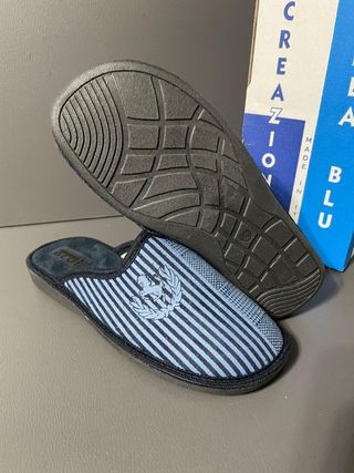 Pantofole uomo blu 40 nuove
