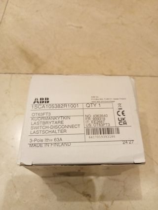 Seccionador 60A 3P UL