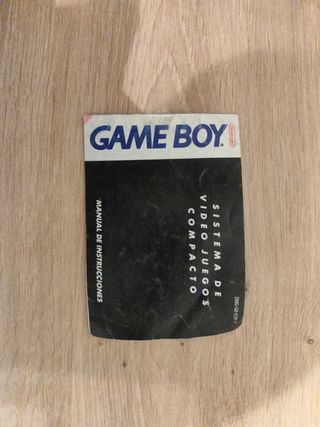 Game boy manual de instrucciones