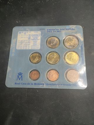 BLISTER MONEDAS EURO 2003
