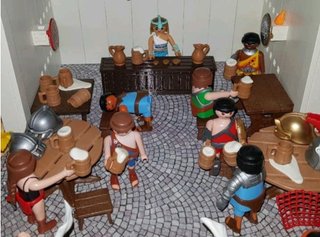 Mesa redonda - Playmobil