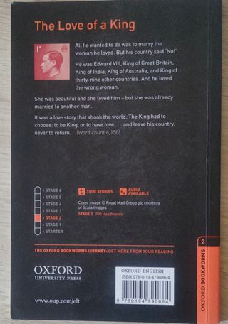Oxford Bookworms Library: The Love of A King: Level 2: 700-Word Vocabulary (Oxford Bookworms Library: Stage 2)