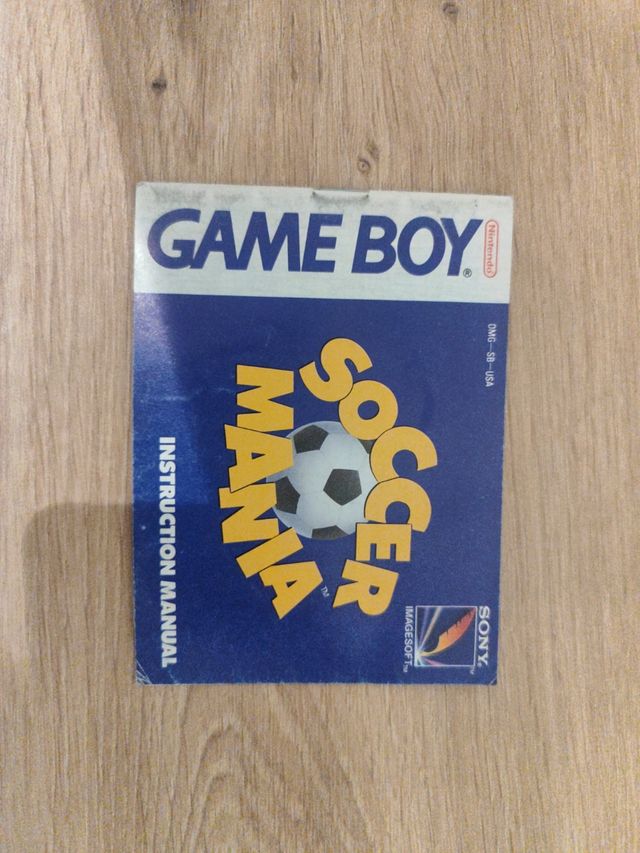 Manual de instrucciones Soccer Manía GB