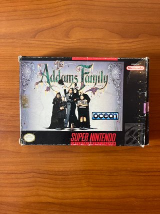 Gioco The Addams Family SNES NTSC con Scatola