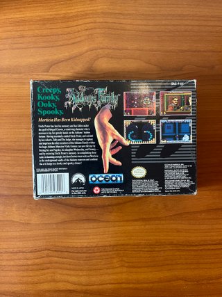 Gioco The Addams Family SNES NTSC con Scatola