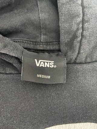 Sudadera Vans negra niña 